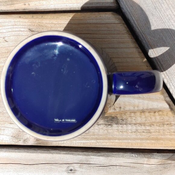 Vintage SHOW BOAT The Musical MUG Cobalt Blue - Picture 4 of 4